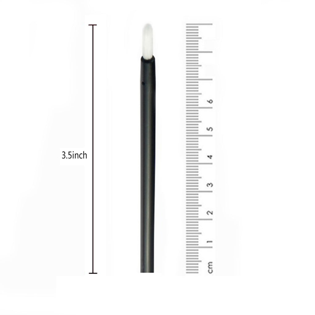 500Pcs/Set Disposable Lip Brushes Make up Brush Lipstick Lip Gloss Wands Applicator Tool Makeup Beauty Tool Kits (Black)