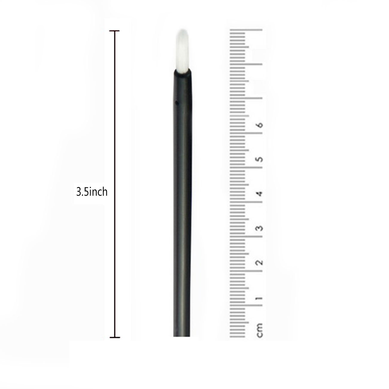500Pcs/Set Disposable Lip Brushes Make up Brush Lipstick Lip Gloss Wands Applicator Tool Makeup Beauty Tool Kits (Black)