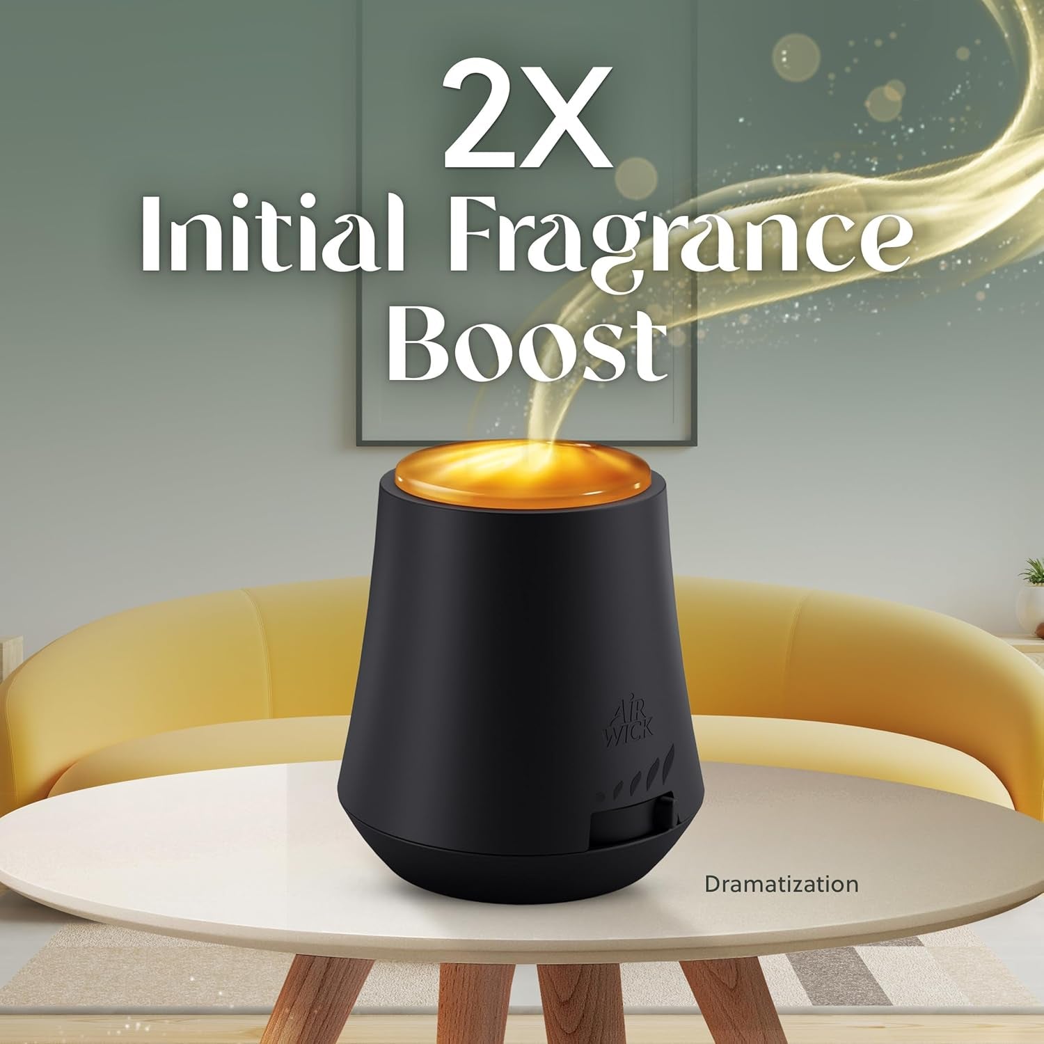 Essential Mist Refill, Essential Oils Diffuser, Lavender and Almond Blossom, 3 Ct, Air Freshener, Aroma Diffuser